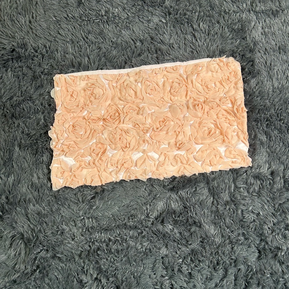 Chic Peach Rose Pillow Case